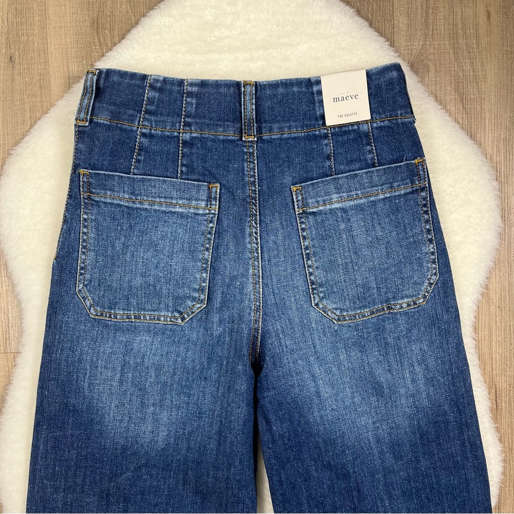 NWOT Maeve The Colette Crop Wide-Leg Jeans - Picture 10 of 11